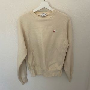 Vintage Champion natural colored sweatshirt